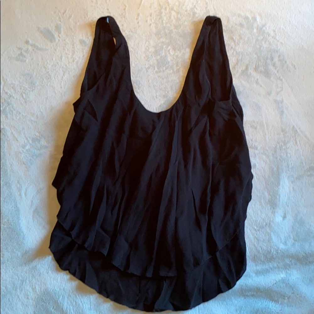 Flowy black tank top